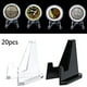thumbnail image 2 of Juego de 20 caballetes o soportes de plástico para platos, portamonedas, expositor multifuncional para relojes de bolsillo, cápsulas, medallas y fichas de casino, 2 of 4