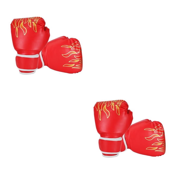 Guantes de boxeo para niños Naiovety Algodón Cómodo Entrenamiento portátil Lucha Ejercicio Mitones Azul