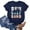 Navy, variant on Tropical Tees Hawaiian Crew Neck Short Sleeve Beach Shirts Womens Workout Tops