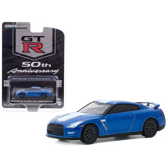 2016 Nissan GT-R (R35), GT-R 50th Anniversary - Greenlight 28040-D - 1/64 scale Diecast Model Toy Car