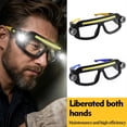 thumbnail image 2 of Lttoisl ZHOSXRC Rechargeable LED Work Safety Glasses with Flashlight & Headlamp, 5-Mode Waterproof USB Light for Hiking, Camping, Tasks, 2 of 8