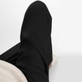 thumbnail image 6 of Hueook Maternity Pants Workout Pregnant Women's Solid Color Long Pants for Spring and Fall Elastic Waist Outerwear Belly Support Non-Tight Belly Pants Black M, 6 of 6