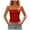 Red-fjo, variant on QGJZVUNL Sleeveless Womens Summer Tops Strapless Cropped Tube Tops Basic Backless Summer Clothes Size S
