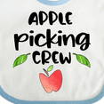 thumbnail image 4 of Inktastic Apple Picking Crew Boys or Girls Baby Bib, 4 of 4