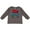 Charcoal Grey, variant on Inktastic Choo Choo Big Brother Boys Long Sleeve Toddler T-Shirt