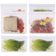 thumbnail image 2 of Phenofice 8pcs of PEVA Food Sealing Bag Freezer Bags for Food Preservation Transparent, 2 of 8