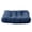 Blue, variant on Textured Corduroy Chair Pad 16x16 Inch Comfort Cushion, Office Dining Stool Mat with Anti-Skid Base, Hip Pain Relief
