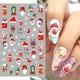 thumbnail image 4 of Pegatinas 3D de Navidad para decoración de uñas, calcomanías deslizantes para manicura, hombre de jengibre, Papá Noel rojo, árbol, oso, muñeco de nieve, ciervo, 4 of 4