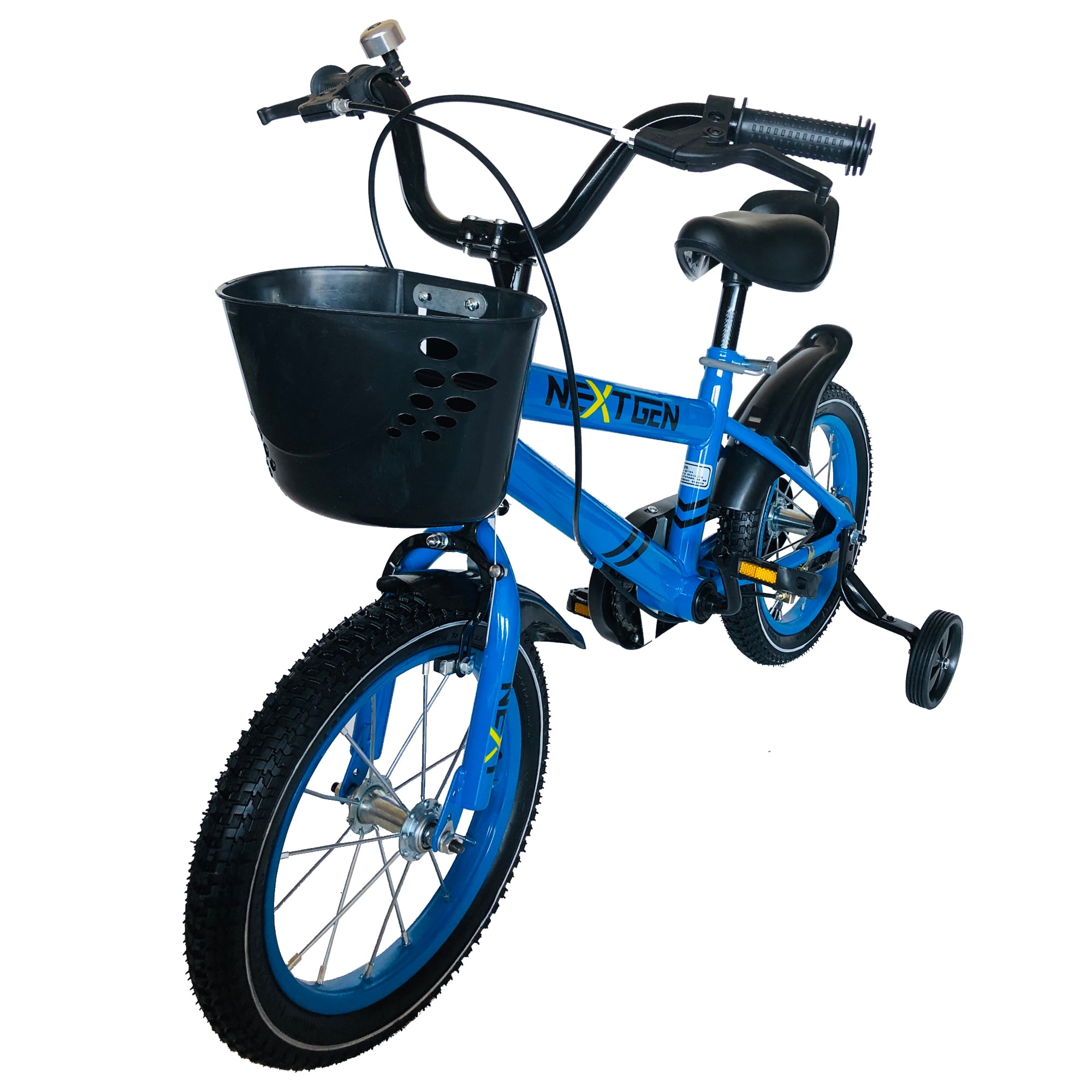 Bike, Basket, Removable Training Wheels 