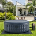 thumbnail image 3 of Costway 4 Personne Gonflable Spa Spa Spa Rond Portable avec 108 Jets de Bulles Bleu, 3 of 10