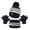 Navy, variant on Xunlbb Scarf Set Winter Warm Hat Scarf Gloves Kids Winter Beanie Hat Warm Knit Thick Ski Cap With PomPom And Scarf Gloves Set For Girls Boys Christmas Gift on Clearance