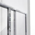 thumbnail image 2 of DreamLine Cornerview 36 in. D x 36 in. W x 76 3/4 in. H Framed Sliding Shower Enclosure in Chrome with White Base and Backwalls, 2 of 16