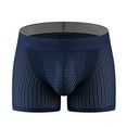 thumbnail image 2 of Men Mesh Underwear Boxers Trunks Shorts Breathable Crotch Mens Underwear Boxers, 2 of 5