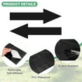 thumbnail image 2 of Uxcell Paquete de 4 Etiquetas Adhesivas Flecha Impermeables de 12 x 4 pulgadas para Marcado de Paredes/Señal de Tráfico [Negro], 2 of 6