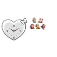 thumbnail image 1 of Reloj de pared,Reloj de pared acrílico para oficina en casa,sin tictac,Figura de escritorio,Figura de dibujos animados del dios de la fortuna,regalo de Feng Shui,Bonita estatua del Dios de la, 1 of 8