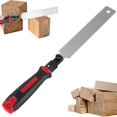 thumbnail image 2 of 7 Inch Double-Sided Saw 14/17 TPI Double Edge Saws Portable Hand Pull Saws with Flexible Blade and Anti-Slip Handle Mini Japanese Hand Saw for Woodworking Cutting Tools, 2 of 9