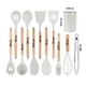 thumbnail image 2 of Juego de Utensilios de Cocina | Kit 12 Piezas de Cocina | Set de Instrumentos de Silicona | Mango de Madera Resistentes | Herramientas de Cocina Multifuncionales, 2 of 5