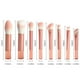 thumbnail image 4 of Nvzi Juego de brochas de maquillaje mini, kit de 8 brochas de maquillaje de viaje, brochas cosméticas para base de maquillaje, rubor, sombra de ojos con bolsa de almacenamiento (rosa), 4 of 4