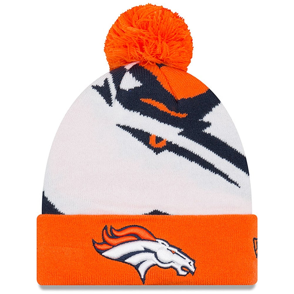 New Era Adult Unisexs Logo Whiz 3 Knit Beanie