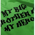 thumbnail image 5 of My Big Brother is My Hero Toddler Boy Girl T Shirt Infant Toddler Brisco Brands 2T, 5 of 6