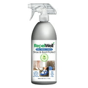 RepelWell Boot and Shoe Protect (24oz) Stain & Water Repellent Spray – Non-Toxic, Eco-Friendly Family & Pet-Safe Formula Sprays on Clear to Protect Fabric, Leather & Suede Footwear