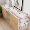 thumbnail image 4 of Valentine's Day Table Runner - 70 Inch Long, Kitchen Dining Table Runner Dresser Scarves, Watercolor Love Floral Leaves Spring Farmhouse Decor for Coffee Tables Wedding Party Banquet, 4 of 8