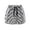 Black*, variant on OSOLU Children Girls Shorts Black White Striped Pattern Breathable With Drawstring Lightweight Stylish Breathable Classic Versatile Shorts