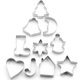 thumbnail image 5 of Matsuzay 10 unidades/juego de moldes para galletas de acero inoxidable, portátil, reutilizable, lavable, antioxidante, para cocina, pastel, Herramientas y accesorios para hornear, 5 of 6