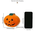 thumbnail image 3 of Cififendec Halloween Metal Candy Tins, 5.31"×4.72", Stacked Pumpkin Shaped Iron Storage Boxes for Tabletop Spooky Party Snack Treat Container Decor, 3 of 5