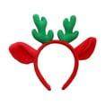 thumbnail image 2 of YOHAVEN Christmas Reindeer Antlers Headband, Cute Holiday Hair Accessories with Bow and Pom Poms, Festive Party Favors for Women Girls Holiday Photo Props, 2 of 6