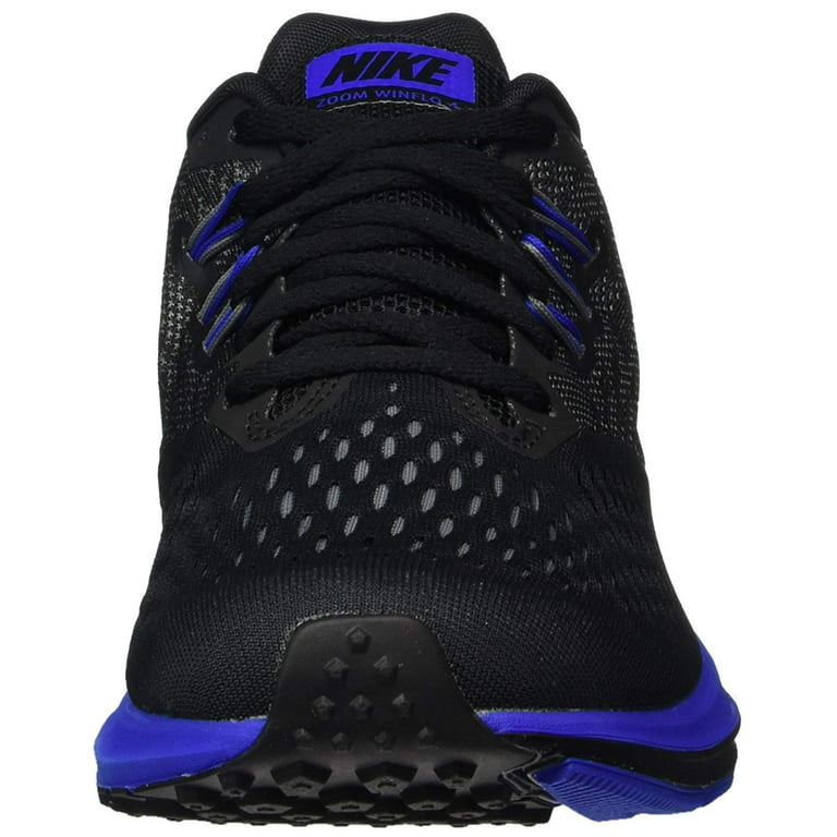 Zuiver onderdelen kraam NIKE Men's Zoom Winflo 4 Black/Metallic/Silver Running Shoe 10.5 Men US -  Walmart.com
