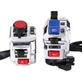 thumbnail image 1 of Motorcycle handlebar switch 7/8 inch left right control headlight turn signal horn high low beam kill white, 1 of 4