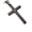 Medium Black, variant on Cross Pendant, Small Silver-tone Cross 1.25 inches Length Pendant Lord's prayer in Spanish