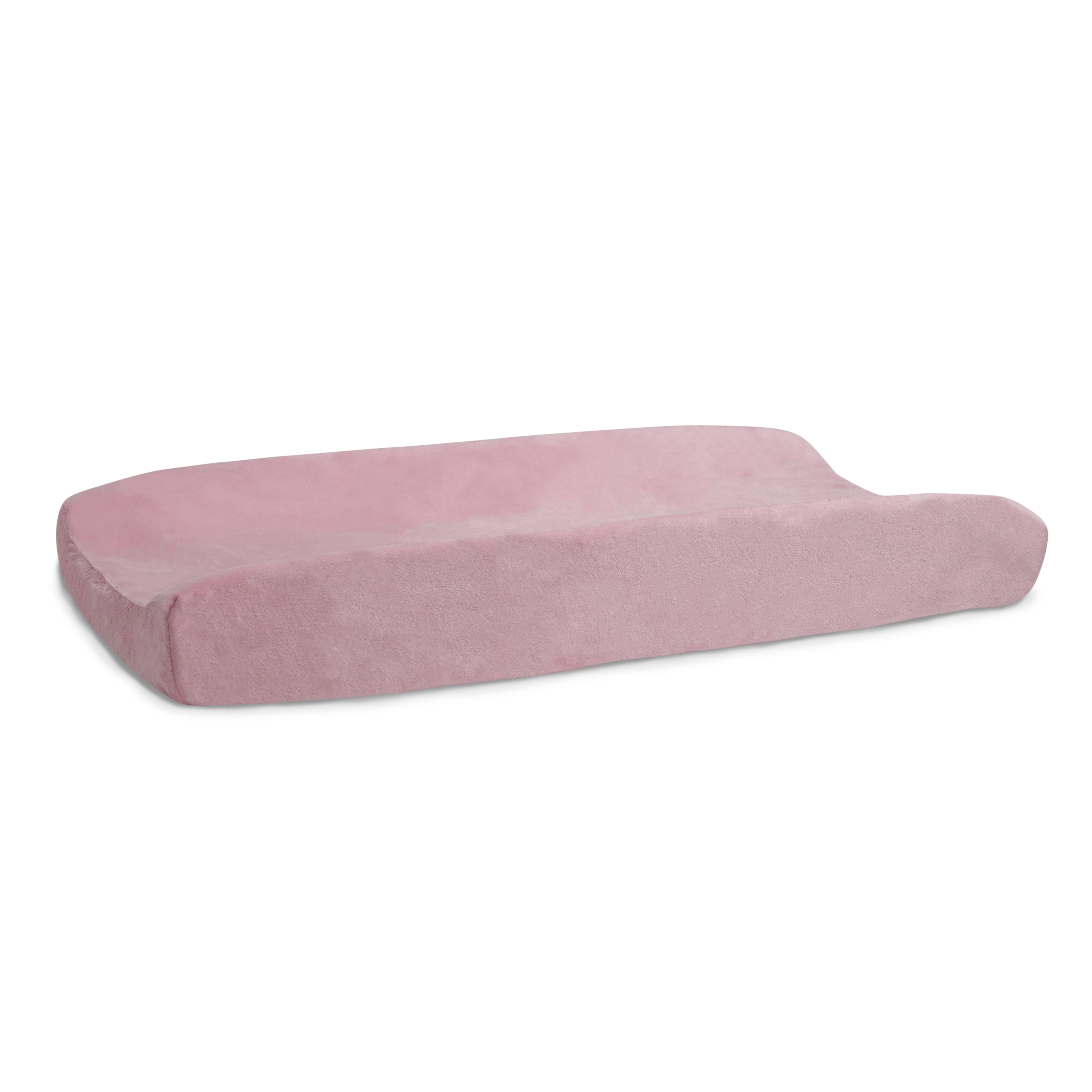 Delta Children Contoured Changing Pad with Plush Cover, Pink