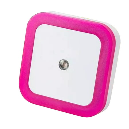 

Square Night Light Led Intelligent Light Control Sensor Energy-Saving Bedside Socket Lamp For Bedroom Bathroom Kitchen