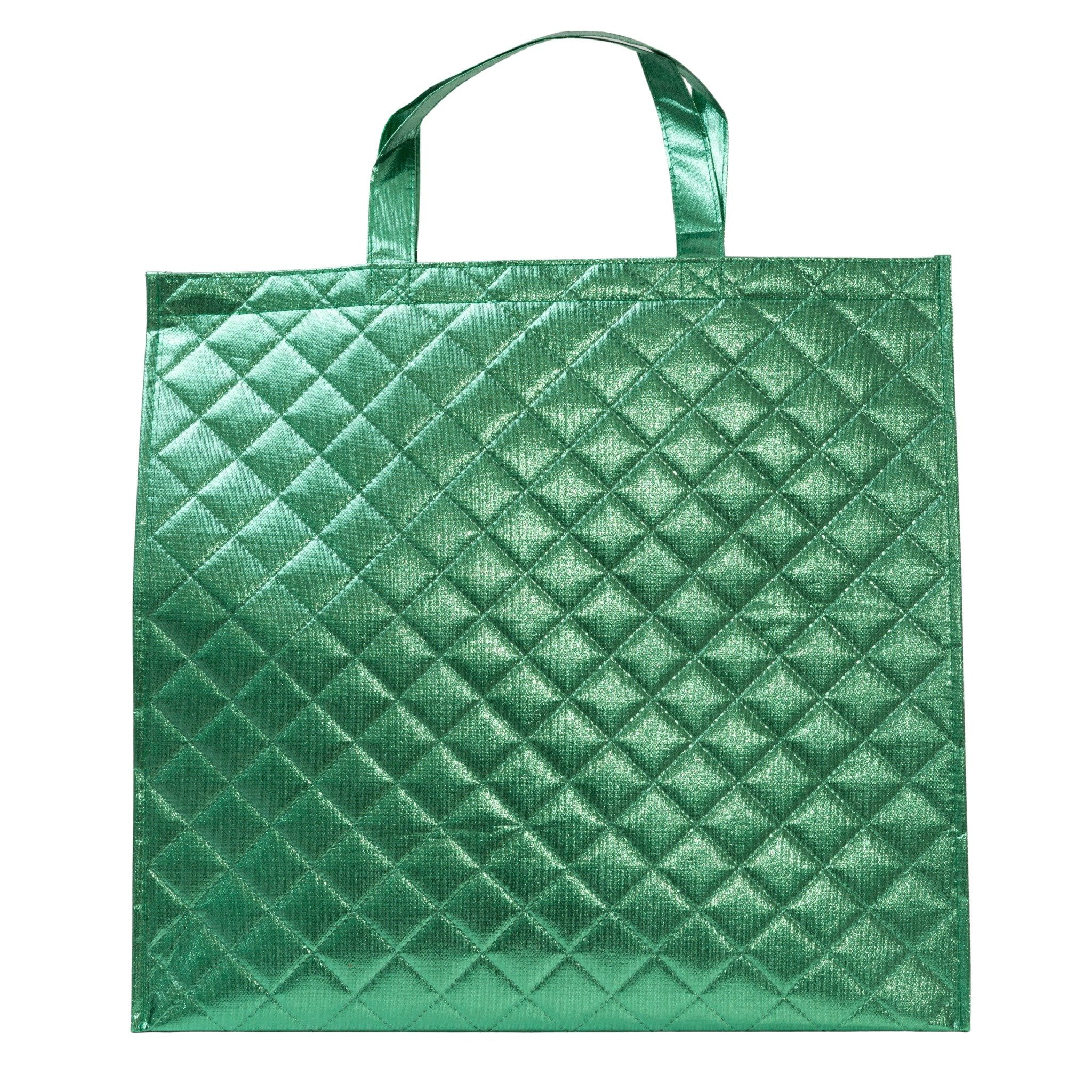 Reusable Grocery Bag, Quilted Shopping Bag for Groceries, MultipurposeTote Bag with Handles, Reusable Tote Bag