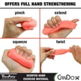 thumbnail image 3 of CanDo TheraPutty Scented Hand Exercise Putty For Rehabilitation, Exercises, Hand Therapy, Occupational Therapy, Red, cherry scented 1lb., 3 of 5