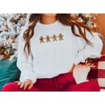 thumbnail image 2 of Gingerbreads Christmas Embroidered Sweatshirt, 2 of 2