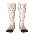 thumbnail image 2 of Lsque Rose Flowers Printed Crew Socks Men's Women's LightWeight Thin Casual Calf Socks ,Knee High Socks,Cotton Socks, 2 of 9