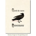 thumbnail image 3 of Deep Red Cling Stamp 3"X2"-Quoth The Raven , Pk 3, Deep Red Stamps, 3 of 4