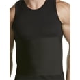 thumbnail image 2 of Harbor Bay by DXL Big and Tall Men's Shapewear Tank T-Shirt, Black, 4XL, 2 of 5