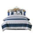 thumbnail image 2 of Superior 3 Piece Cotton Duvet Cover Set, Full/ Queen, White, 2 of 5
