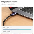 thumbnail image 3 of Cable De Datos Cable De Datos 20Gbps 8K 60Hz PD 100W USB 4.0 Tipo-C Macho a macho Cable de datos (300 cm), 3 of 8