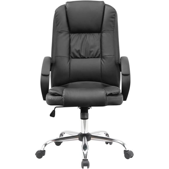 EKE Silla Escritorio Oficina Sillón Ejecutiva Ergonómica Blanca cómoda Minimalista Base de Metal Respaldo Alto Soporte Lumbar LIFEHOME EKE Life Home 2227