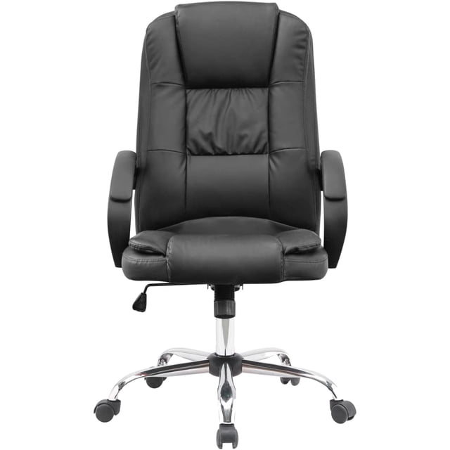 EKE Silla Escritorio Oficina Sillón Ejecutiva Ergonómica Blanca cómoda Minimalista Base de Metal Respaldo Alto Soporte Lumbar LIFEHOME EKE Life Home 2227