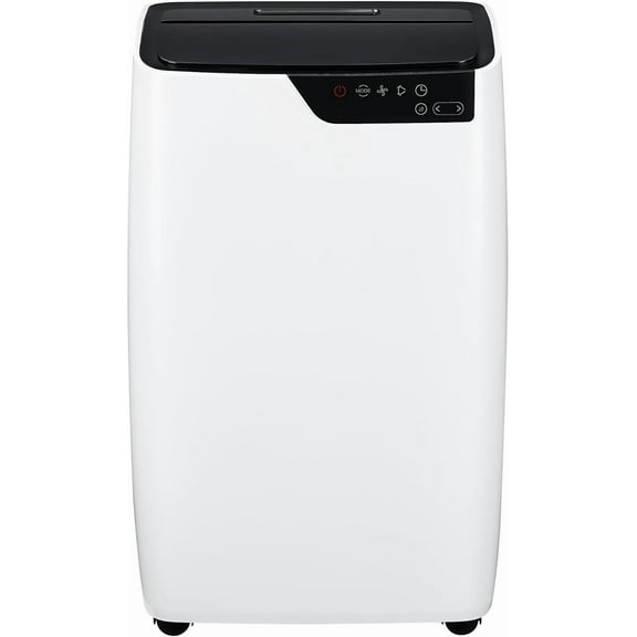 Rugerasy 12000 BTU Portable Air Conditioners,AC Unit with Remote Control,Energy Efficient Quiet Operation for Bedroom,Office Up to 550 Sq. Ft,24H Timer,White