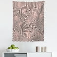 thumbnail image 1 of Geometric Tapestry, Radiant Celtic Baroque Patterns with Diagonal and Triangular Geometric Shapes Boho, Fabric Wall Hanging Decor for Bedroom Living Room Dorm, 5 Sizes, Brown Beige, by Ambesonne, 1 of 1