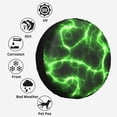 thumbnail image 6 of Kll Green Lightning Tire Cover,Universal Wheel Tire Cover For Trailer, Rv, Suv, Truck,Camper And Many Vehicle,(15 Inch), 6 of 7