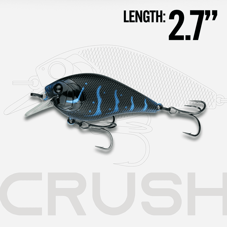 6th Sense – Crush Series Squarebill Crankbait Bass Fishing Lure