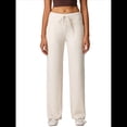 thumbnail image 3 of Pantalones Deportivos Anchos para Mujer con Bolsillos, Estilo Y2K Albaricoque con Leche L, 3 of 9